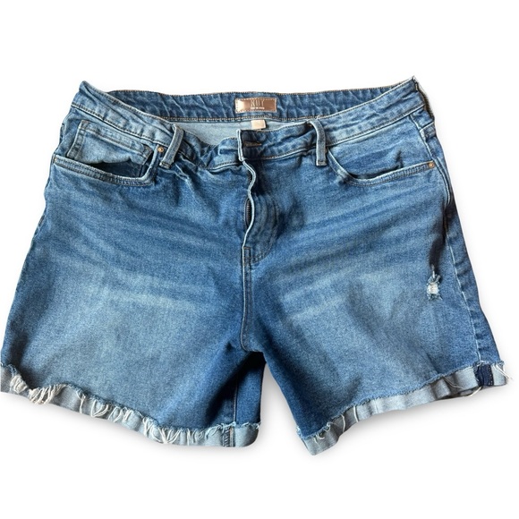 Kut from the Kloth Pants - Kut from the kloth Denim Blue Women's Shorts size 14 mid rise